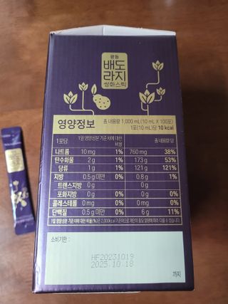 광동생활건강 나우 [광동] 배도라지 쌍화스틱 10mL x 100포 — 5점을 준 리뷰어가 2023년 11월 올린 사용 사진