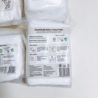 디어엘로디 프리미엄 유기농 베이비 솜티슈 40매 3 + 1 PACK — 4.5점을 준 리뷰어가 2021년 2월 올린 사용 사진