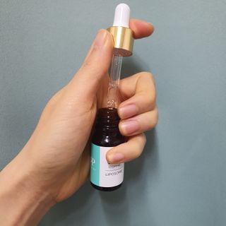 랑팡 EGF+FGF 10ppm 리포좀 앰플 원액 10ml — 4점을 준 리뷰어가 2021년 11월 올린 사용 사진