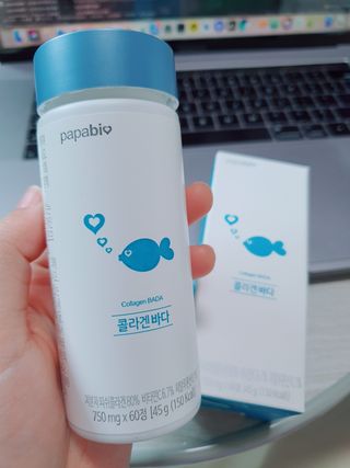 파파비오랩 승무원 콜라겐 콜라겐바다 — 4점을 준 리뷰어가 2020년 12월 올린 사용 사진