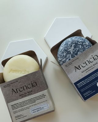 Arencia 아렌시아 솔티소다 샴푸바, 더 새틴 린스바 세트 — 5점을 준 리뷰어가 2021년 8월 올린 사용 사진