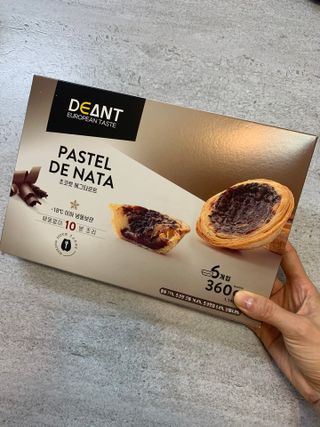 디앙뜨 포르투갈 에그타르트 오리지널 맛+패션후르츠+초콜릿타르트 맛 중 택1 — 5점을 준 리뷰어가 2021년 7월 올린 사용 사진