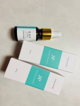 랑팡 EGF+FGF 10ppm 리포좀 앰플 원액 10ml — 5점을 준 리뷰어가 2021년 10월 올린 사용 사진