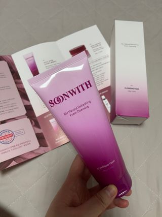 SOONWITH 바이오 내추럴 리프레싱 폼클렌징 — 4점을 준 리뷰어가 2021년 2월 올린 사용 사진
