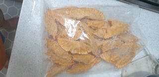 한만두 진한 해물맛 짬뽕만두 1kg — 3점을 준 리뷰어가 2021년 4월 올린 사용 사진