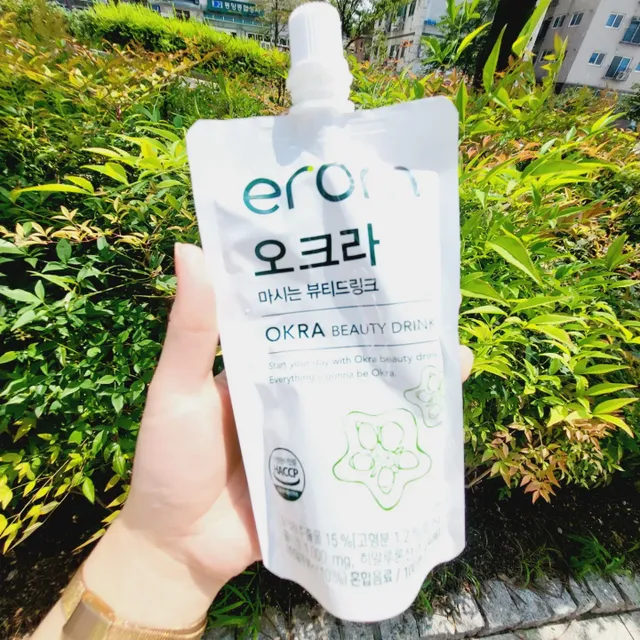 [이롬] 오크라 마시는 뷰티드링크 100mL x 20입 리뷰 사진
