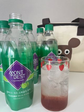 몽베스트 Montbest with Sparkling water Lime20병 — 5점을 준 리뷰어가 2021년 10월 올린 사용 사진