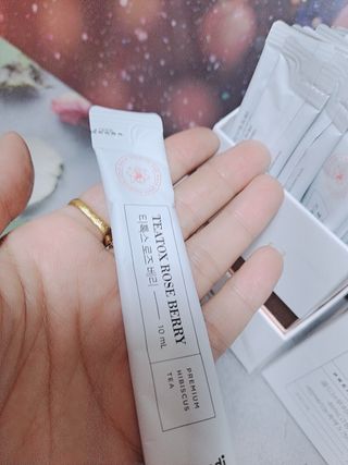 세렌디뷰티_이너뷰티 티톡스 로즈 베리 — 5점을 준 리뷰어가 2021년 3월 올린 사용 사진