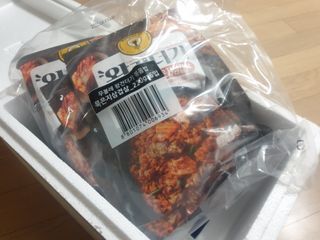 한성기업 무볼레 왕건더기 볶음밥 묵은지삼겹살 — 3점을 준 리뷰어가 2021년 10월 올린 사용 사진