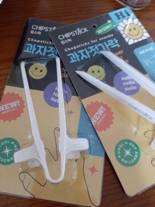 칩스틱 과자젓가락 게이밍젓가락 2ea / KC인증 식품용 — 5점을 준 리뷰어가 2021년 11월 올린 사용 사진