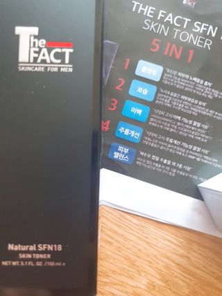 The Fact [5 IN 1] 더 팩트 내추럴 에스에프엔 에이틴 스킨토너 — 5점을 준 리뷰어가 2021년 2월 올린 사용 사진