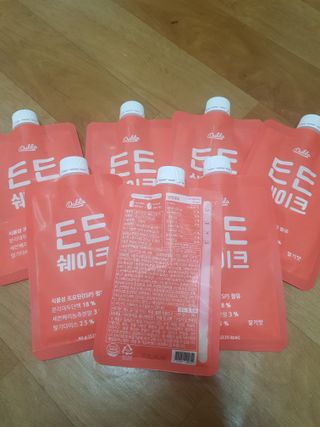 [덜다] 든든 식물성 단백질 쉐이크 40g X 7입 (곡물/딸기) — 5점을 준 리뷰어가 2023년 8월 올린 사용 사진