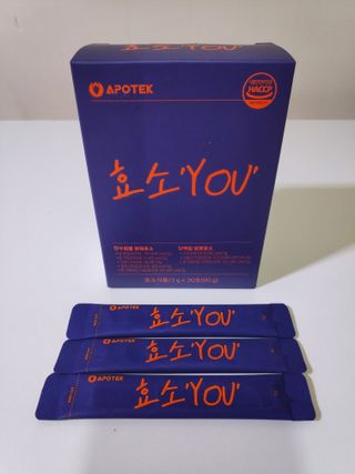 [푸름웰니스] 아포텍 효소 YOU 1개월3g 30포 — 5점을 준 리뷰어가 2021년 10월 올린 사용 사진