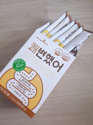 메이준뉴트리 쾌변했어 차전자피 식이섬유[30포/1박스] — 4점을 준 리뷰어가 2021년 4월 올린 사용 사진