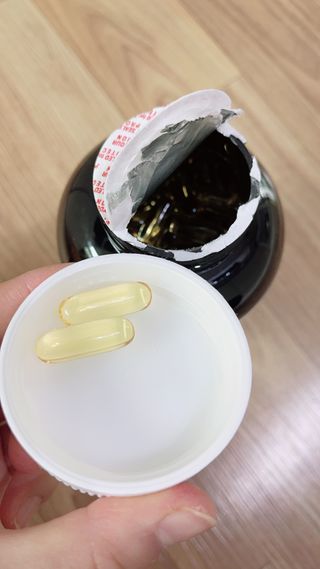 서울약사신협 Finepick_오메가365_1020mg x 365캡슐 — 5점을 준 리뷰어가 2021년 4월 올린 사용 사진