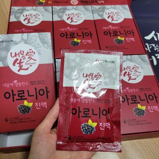 서울약사신협_내몸애생발란스아로니아_70ml x 30포 — 5점을 준 리뷰어가 2021년 6월 올린 사용 사진