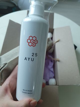 AYU25[아유트웬티파이브]피부 진정, 보습 와일즈 로즈 핸드워시 — 4점을 준 리뷰어가 2021년 5월 올린 사용 사진