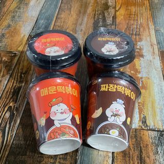 유비쿡 컵떡볶이 매운컵떡볶이2개/ 짜장컵떡볶이 2개  총 4개세트 — 5점을 준 리뷰어가 2021년 7월 올린 사용 사진