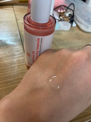 아이앤립 / EYENLIP 아이앤립 연어오일 리바이탈라이징 토너+앰플+크림 3종 세트 — 5점을 준 리뷰어가 2021년 7월 올린 사용 사진