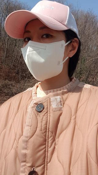 [푸름웰니스] KF94 비움 마스크 - 화이트 — 5점을 준 리뷰어가 2021년 3월 올린 사용 사진