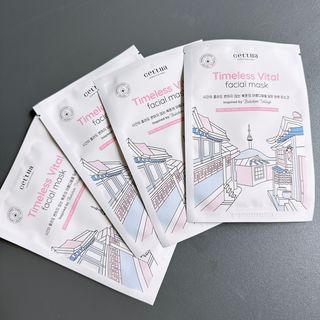 세뚜아(Cettua) 나우[세뚜아] 타임리스 바이탈 페이셜 마스크팩  Cettua Timeless  Vital Mask 4매 — 5점을 준 리뷰어가 2024년 2월 올린 사용 사진