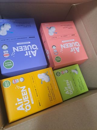 에어퀸 뉴브레스 유기농 생리대 4종 (팬티라이너 20P + 중형 10P + 대형 10P + 오버나이트 8P)_체험단 — 5점을 준 리뷰어가 2024년 6월 올린 사용 사진
