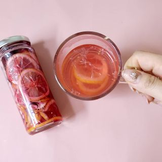 공간알파 시그니처 엘더플라워코디얼 + 핑크레몬청 2종 세트 — 5점을 준 리뷰어가 2021년 12월 올린 사용 사진