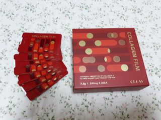 프리마인 귀족의 콜라겐, 92배 흡수율. 럭셔리 프리미엄 셀라브 콜라겐필름 30매 — 3점을 준 리뷰어가 2021년 10월 올린 사용 사진