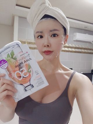 리더스코스메틱 리더스 아임피토 마스크 6종 — 5점을 준 리뷰어가 2022년 3월 올린 사용 사진