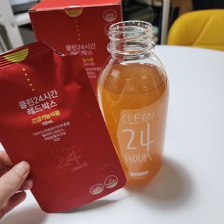클린24시간 레드박스 1BOX(5포) + 전용보틀(500ml) — 5점을 준 리뷰어가 2024년 3월 올린 사용 사진