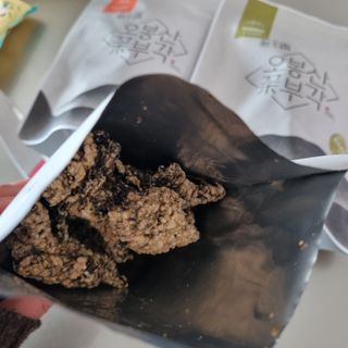 오봉산꽃부각 [만나식품] 오봉산 꽃부각 3가지 맛(오리지널, 새우맛, 매운고추맛) — 4.5점을 준 리뷰어가 2022년 12월 올린 사용 사진