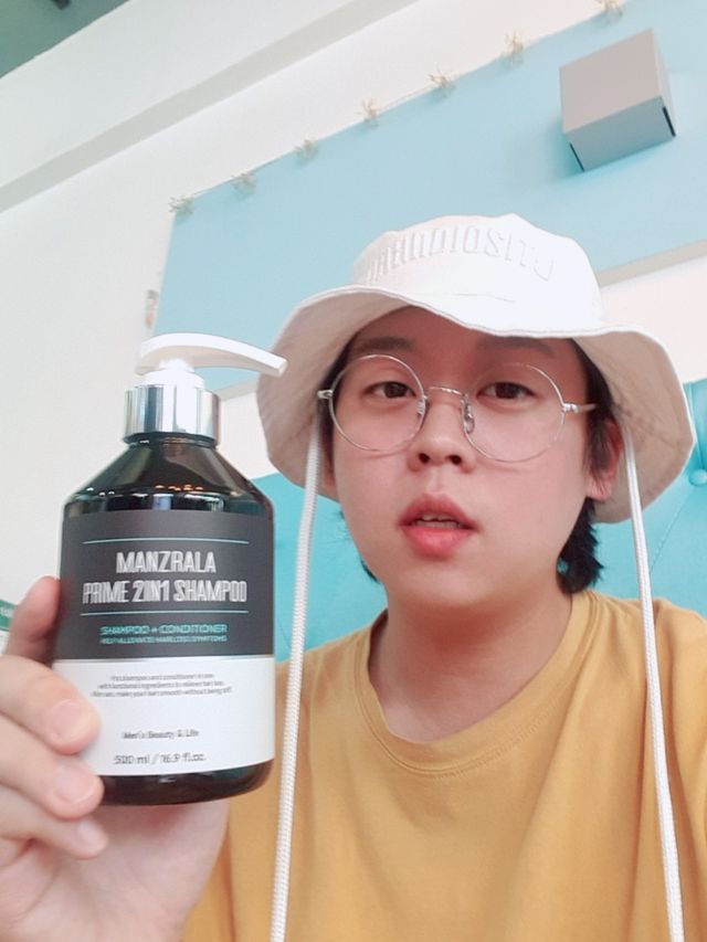 맨즈랄라 프라임 투인원 샴푸 1개 리뷰 사진