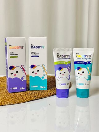 닥터데디스 안심불소 튼튼치약(청포도, 민트 중 택 1) 60g + 여행용 미니 치약 15g — 5점을 준 리뷰어가 2022년 9월 올린 사용 사진
