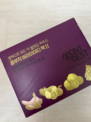 [몽베스트] 위드 더 블랜딩 하우스 콤부차 _ 버라이어티팩II — 5점을 준 리뷰어가 2024년 5월 올린 사용 사진