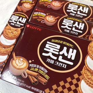 롯데제과 롯샌 카페크런치 — 5점을 준 리뷰어가 2021년 10월 올린 사용 사진