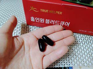 트루헬퍼 홀인원 블러드큐어 혈행+혈압+콜레스테롤 한번에 1박스 1개월 — 5점을 준 리뷰어가 2023년 2월 올린 사용 사진