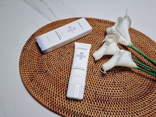 바노바기 코스메틱 바노바기 밀크씨슬 리페어 시카 선스크린 플러스 50ml — 5점을 준 리뷰어가 2023년 1월 올린 사용 사진