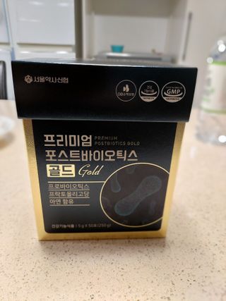 서울약사신협_프리미엄포스트바이오틱스골드_5g x 50포 — 5점을 준 리뷰어가 2021년 1월 올린 사용 사진