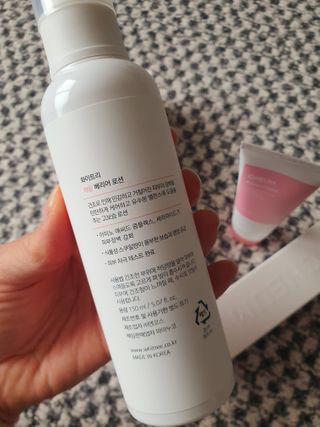 화이트리 채움 베리어 로션, 베리어 크림 세트 — 4점을 준 리뷰어가 2021년 1월 올린 사용 사진