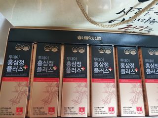 서울약사신협_투데이홍삼정플러스스틱_10g x 60포 — 5점을 준 리뷰어가 2021년 7월 올린 사용 사진