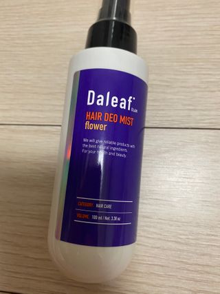 달리프 글램 헤어 데오미스트 100ml 라벤더 or 플라워 — 5점을 준 리뷰어가 2021년 3월 올린 사용 사진