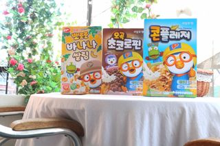 씨알푸드 뽀로로 시리얼 3종 — 5점을 준 리뷰어가 2022년 2월 올린 사용 사진