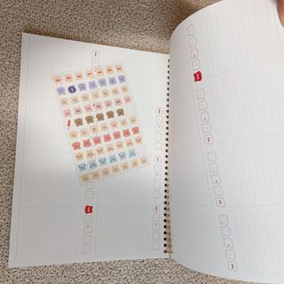 리훈 곰부 체크리스트+ 곰부 리무버블스티커 1장 — 5점을 준 리뷰어가 2021년 5월 올린 사용 사진