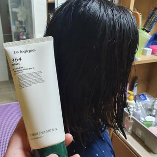 라로지크 X3 리페어 퍼퓸 헤어팩 150mℓ — 5점을 준 리뷰어가 2021년 12월 올린 사용 사진