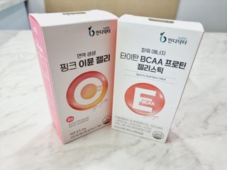 인디닥터 면역 생생 핑크 이뮨 젤리 + 타이탄 BCAA 프로틴 젤리스틱 — 5점을 준 리뷰어가 2022년 4월 올린 사용 사진