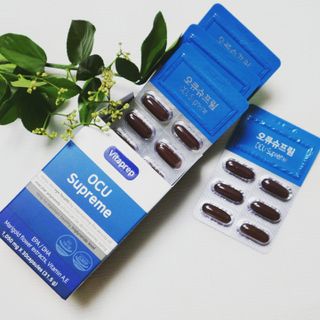 뉴트리션팩토리 비타프렙 오큐슈프림 루테인 오메가3 1050mg — 5점을 준 리뷰어가 2021년 6월 올린 사용 사진