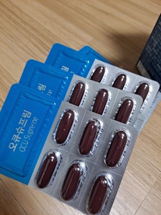 뉴트리션팩토리 비타프렙 오큐슈프림 루테인 오메가3 1050mg — 5점을 준 리뷰어가 2021년 6월 올린 사용 사진