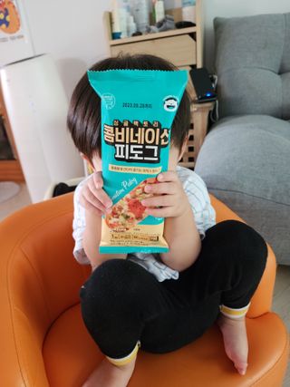 [푸딩팩토리] 싱글팩토리 피도그 100g x 3ea (불고기/콤비네이션/핫치킨) — 5점을 준 리뷰어가 2022년 9월 올린 사용 사진