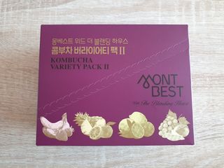 [몽베스트] 위드 더 블랜딩 하우스 콤부차 _ 버라이어티팩II — 5점을 준 리뷰어가 2024년 2월 올린 사용 사진