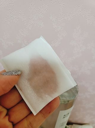 김정문알로에 큐어 큐어 알로에 워터 젤리 토너 500ml — 5점을 준 리뷰어가 2021년 4월 올린 사용 사진